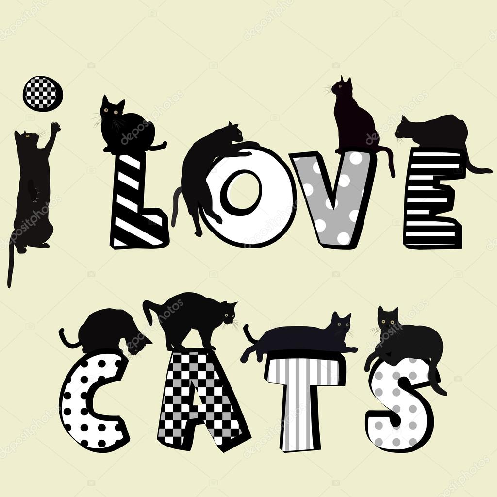 I Love Cats Vector Image By C Hibrida13 Vector Stock I Love Cats Vector Image By C Hibrida13 Vector Stock