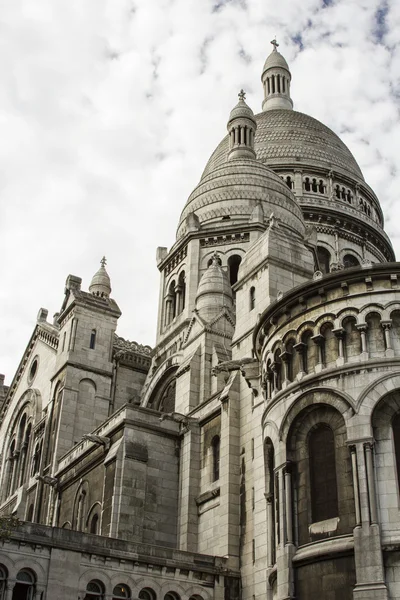 Panorama Paříže od baziliky Sacre-Coeur. V Paříži. Francie Royalty Free Stock Obrázky