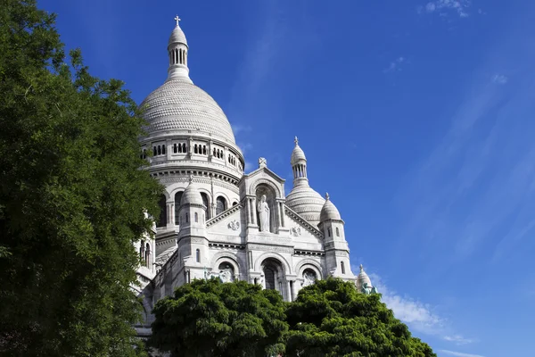 Bazilika Sacré Coeur. V Paříži. Francie. Royalty Free Stock Obrázky