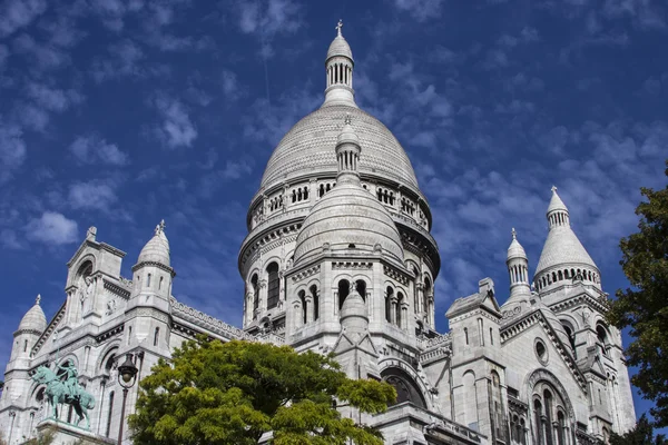 Bazilika Sacré Coeur. V Paříži. Francie. Stock Obrázky