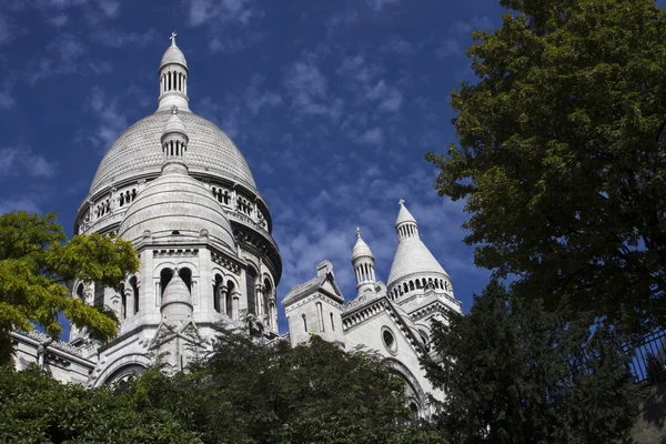 Bazilika Sacré Coeur. V Paříži. Francie. Stock Fotografie