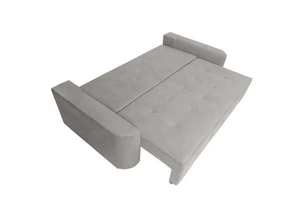 Gray Sofa White Background Isolated — Stock Photo, Image