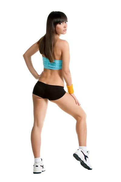 Fitness-Mädchen in Sportbekleidung — Stockfoto