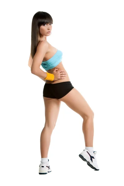 Fitness-Mädchen in Sportbekleidung — Stockfoto