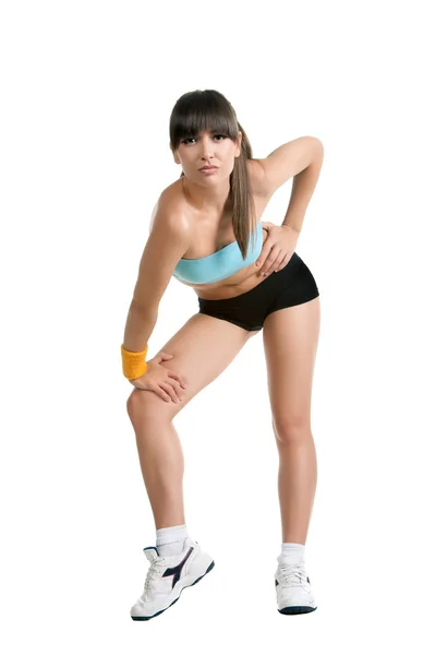 Fitness-Mädchen in Sportbekleidung — Stockfoto