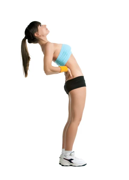 Fitness-Mädchen in Sportbekleidung — Stockfoto