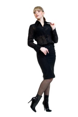 Güzel, şehvetli kadın.