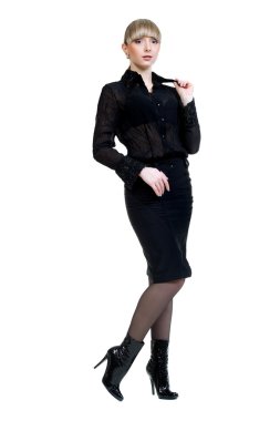 Güzel, şehvetli kadın.