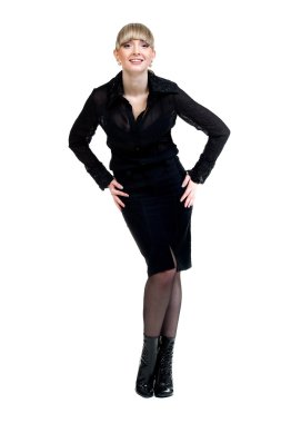 Güzel, şehvetli kadın.