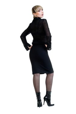 Güzel, şehvetli kadın.