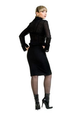 Güzel, şehvetli kadın.