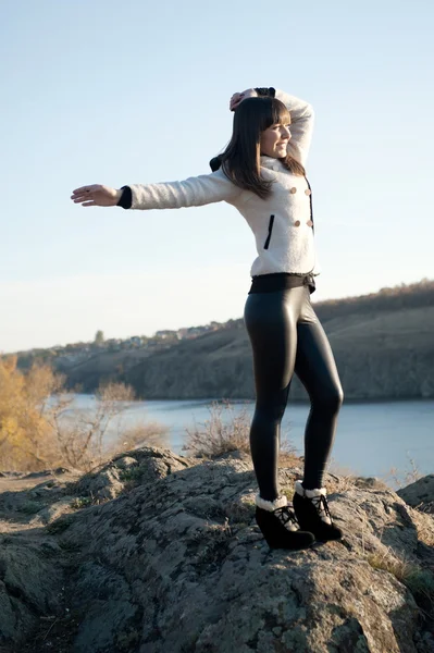 Happy girl posing — Stock Photo, Image