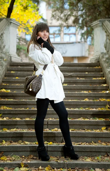 Brunette girl posing — Stock Photo, Image