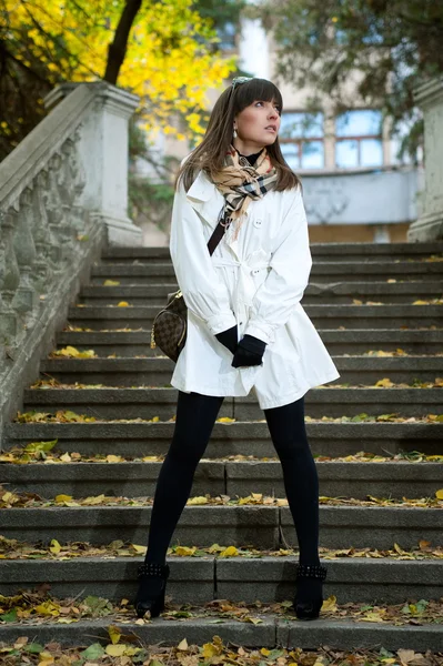 Brunette girl posing — Stock Photo, Image