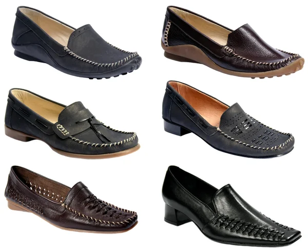 Collection of male footwear — Stock Photo, Image