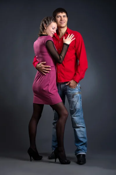 An and pretty girl posing in studio — Stock Photo, Image