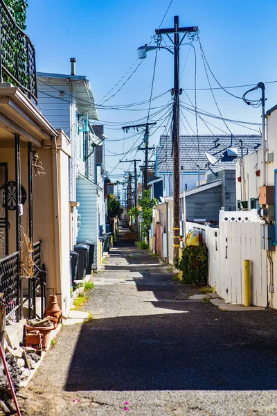 カタリナ島のアバロンの路地 ストック写真