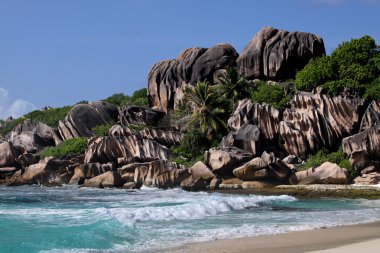 La digue Adası. Seyşel Adaları