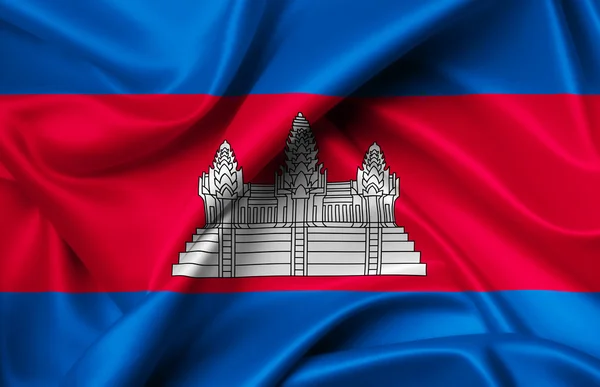 Flag of Cambodia — Stock Photo, Image