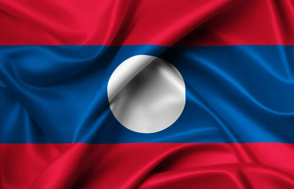 Flag of Laos — Stock Photo, Image