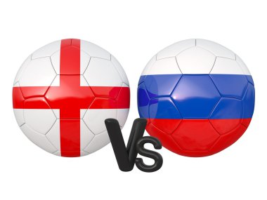 İngiltere / Rusya futbol oyunu