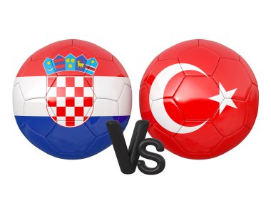 Croatia / Turkey  soccer game