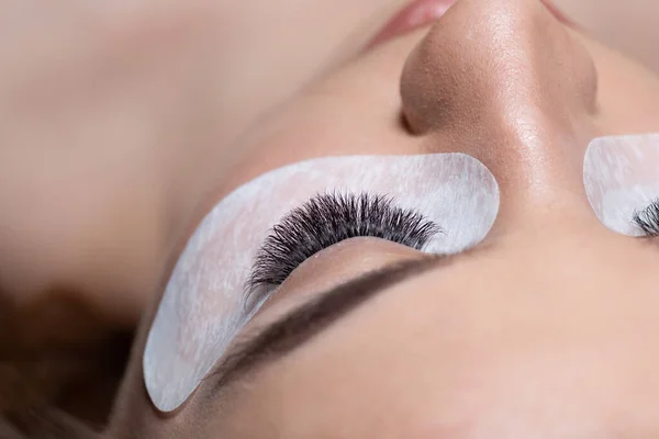 Treatment Eyelash Extension Lashes Eyes Long Eyelashes Eye Mask Cosmetic — Stock fotografie