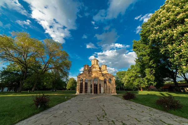 Gracanica Mosteiro Sérvio Perto Pristina Kosovo Sérvia — Fotografia de Stock