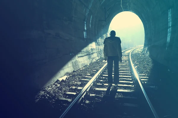 End of Tunnel — Stock Photo, Image