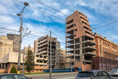 Belgrad, Sırbistan - 25 Kasım 2025: NATO Bombalamasından Kalıntılar