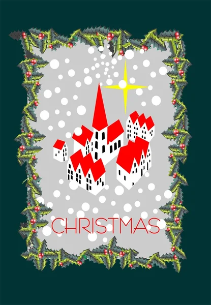 Kışın küçük Köyü