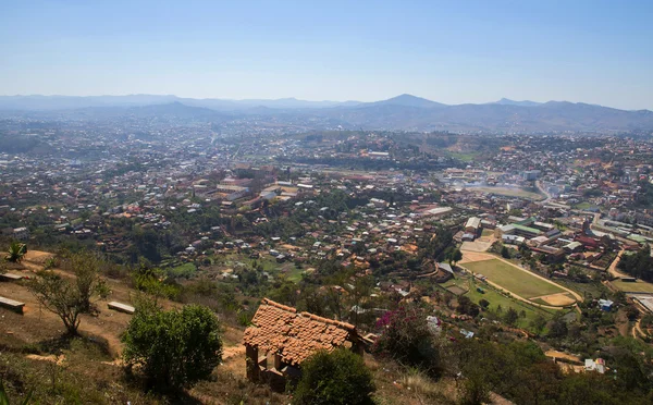 Top view of the city Fianarantsoa, capitaMadagascar — Stock Photo, Image