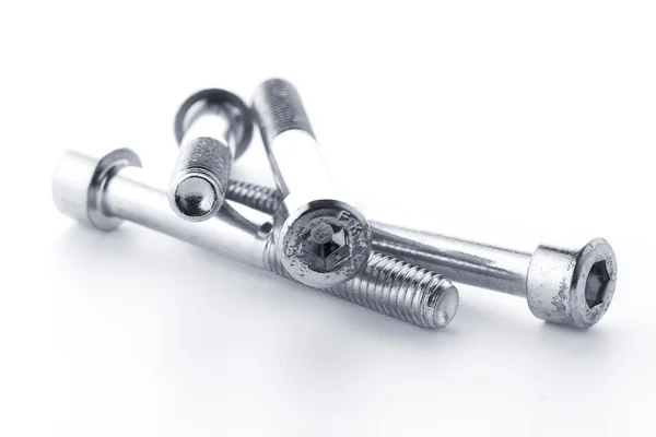 Hex head bolt screws thread — Stock Photo, Image