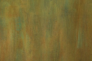 Sanatsal tuval yeşil boyalı