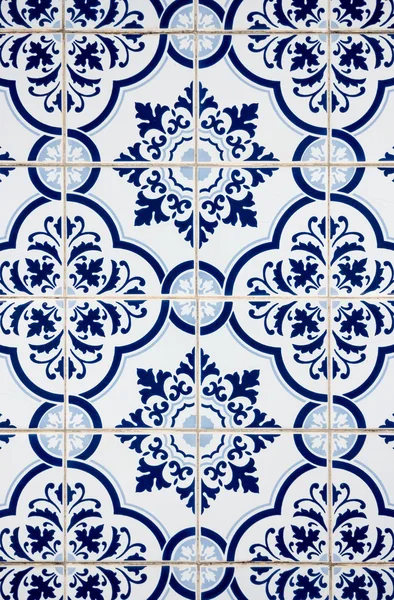 Portugisiska glaserade keramiska plattor — Stockfoto