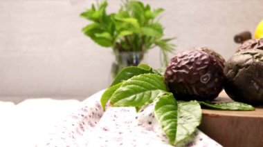 Tutku meyve ahşap tepsi