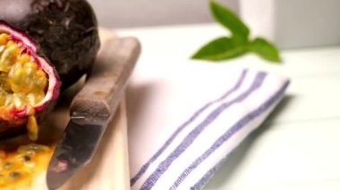 Tutku meyve ahşap tepsi