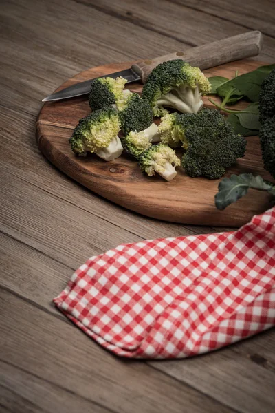 Gröna broccoli närbild — Stockfoto