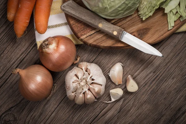 Vegetables from the garden — Stock Photo, Image