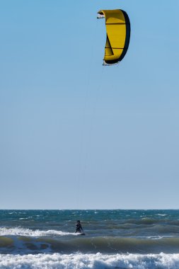 kitesurfer eylem