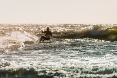 kitesurfer eylem