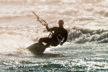 kitesurfer eylem