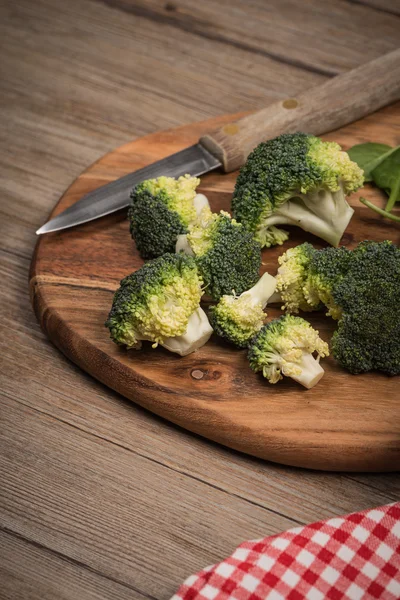 Green broccoli closeup — Stock Photo, Image
