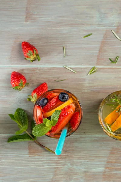 Detox water cocktails — Stock Photo, Image