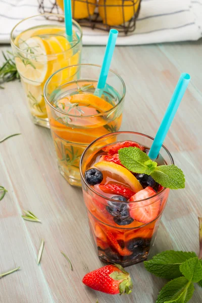 Detox water cocktails — Stock Photo, Image