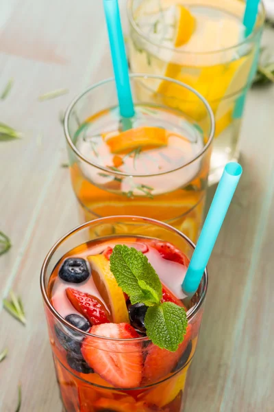 Detox water cocktails — Stock Photo, Image