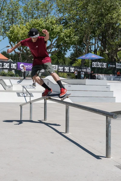 Thiago Borges during the DC Skate Challenge — Stock Photo, Image