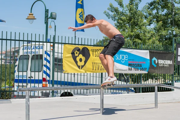 Gabriel Ribeiro tijdens de Dc Skate Challenge — Stockfoto