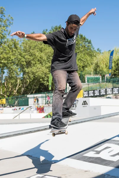 Joao Santos során a Dc Skate kihívás — Stock Fotó