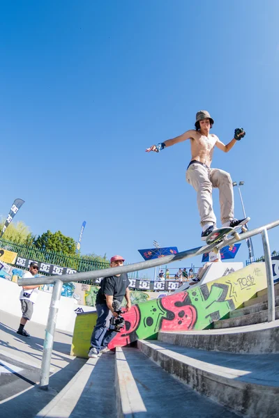Tiago Lopes durante el DC Skate Challenge —  Fotos de Stock